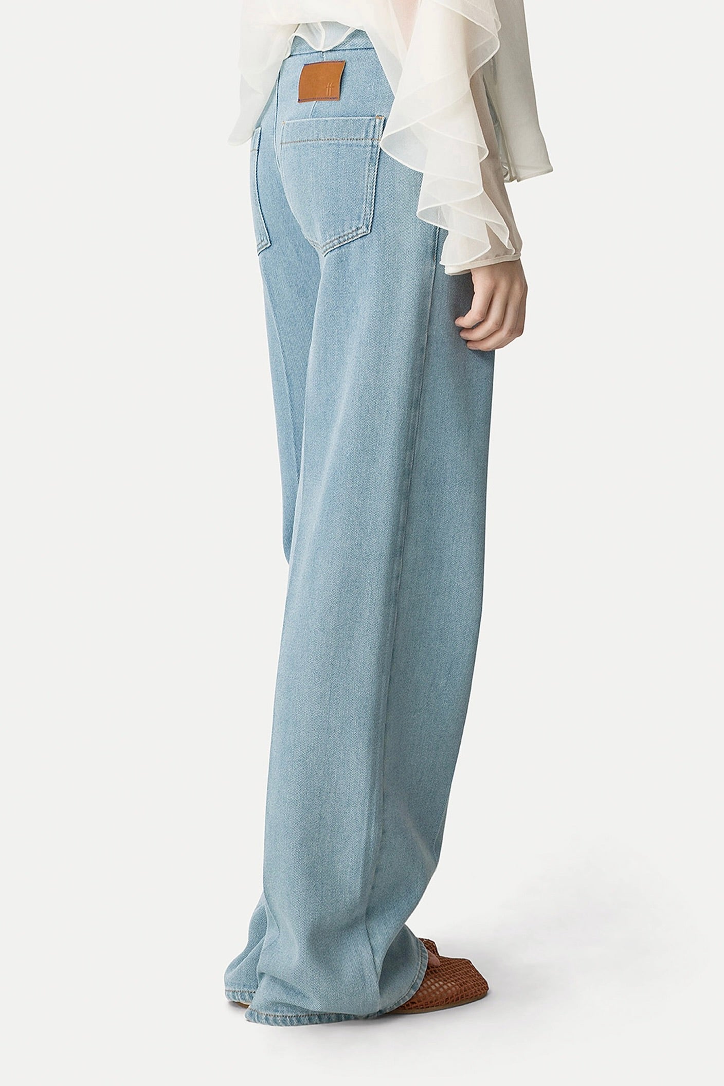 azure denim pants