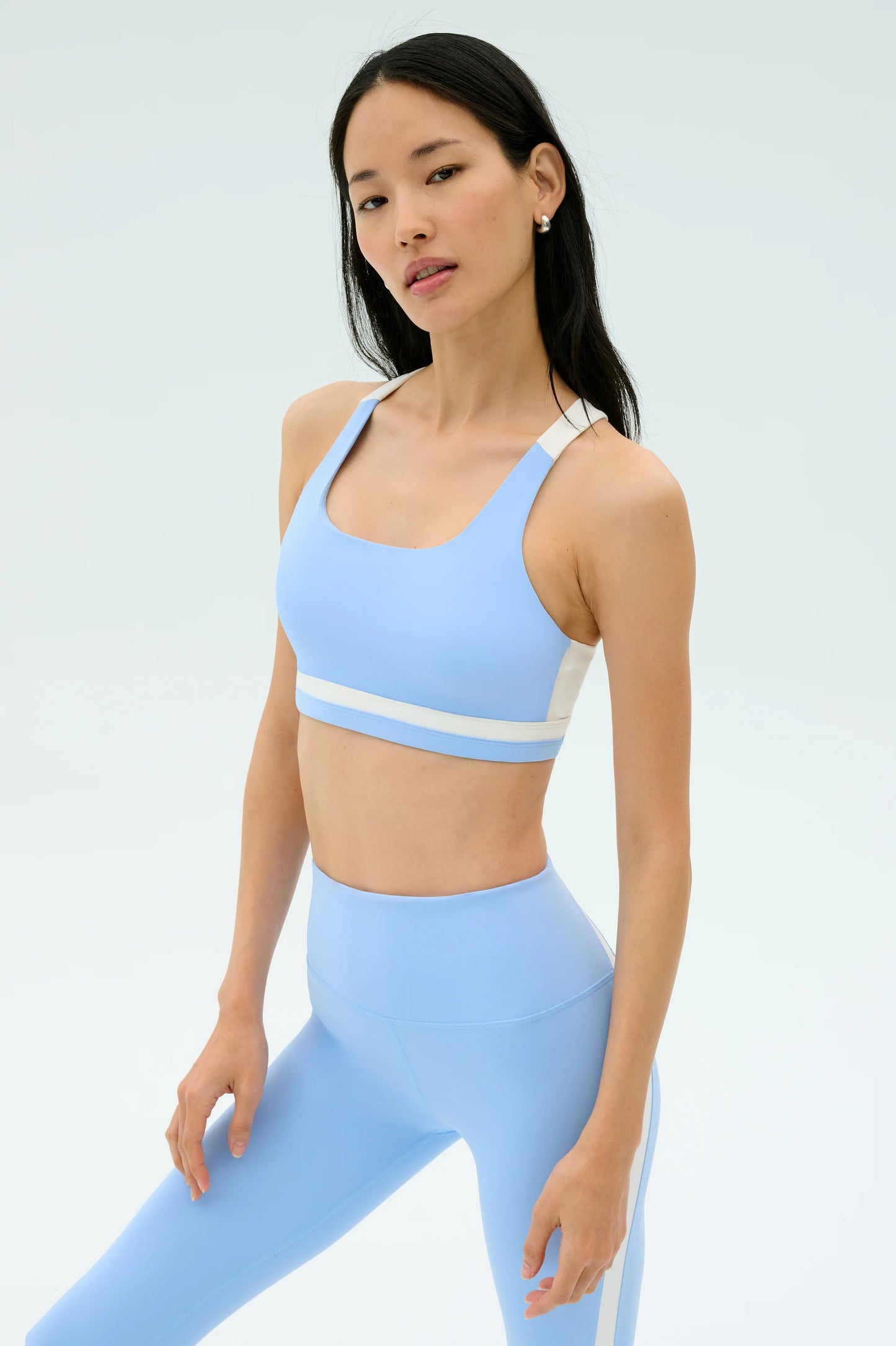 SPLITS59 - Miles Rigor Bra - Skylight/White