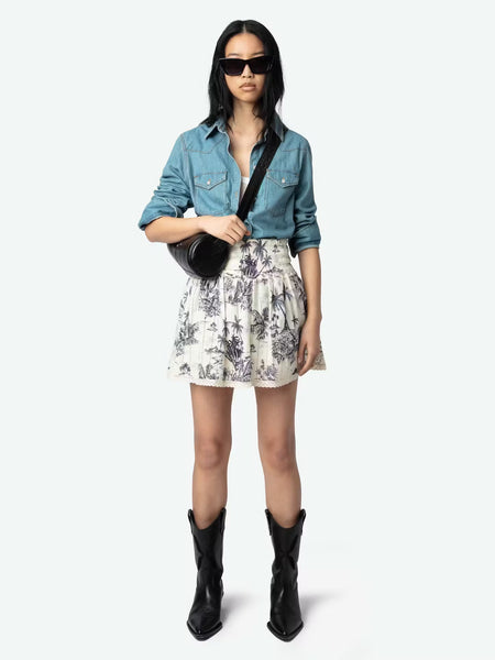 ZADIG&VOLTAIRE - Thelma Denim Shirt - Light Blue