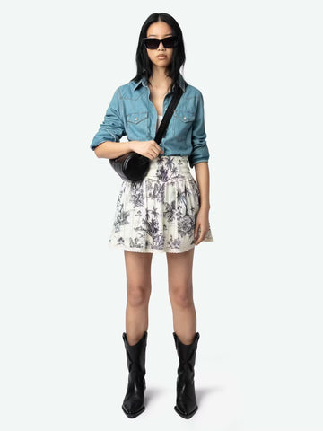 ZADIG&VOLTAIRE - Thelma Denim Shirt - Light Blue