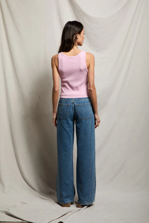 Blondie Tank - Sugar Pink