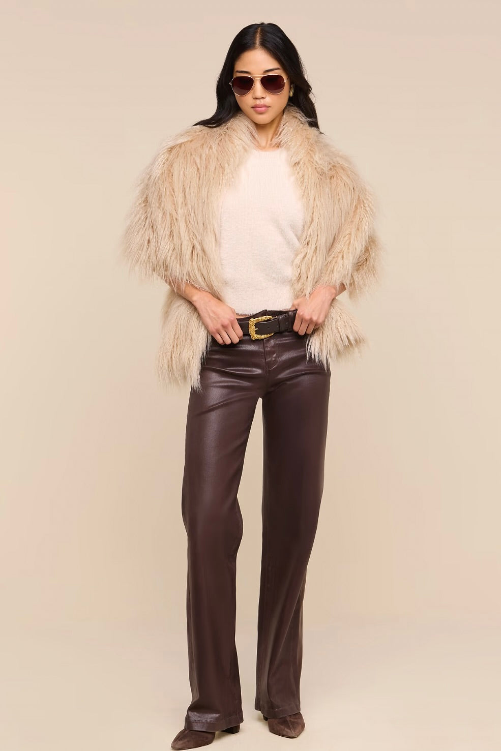 Sabine Faux Fur Stole Scarf