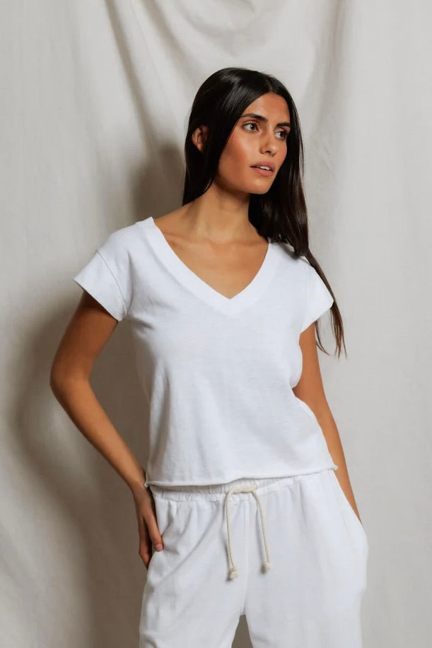 Pearl V-Neck Top