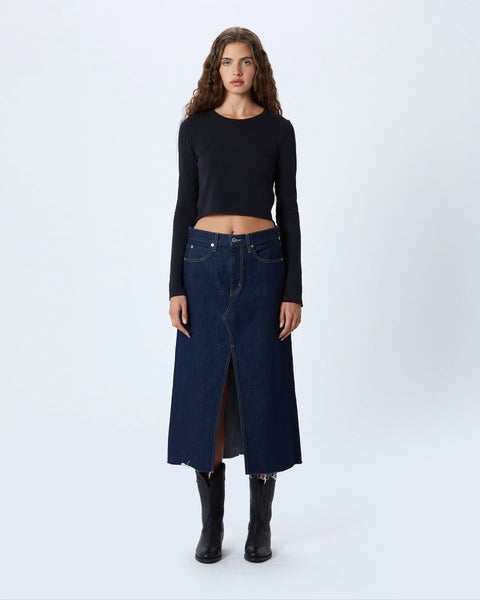 SLVRLAKE - Midi Skirt - Midnight Mile
