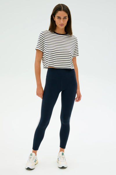 SPLITS59 - Djuna Crop Ringer - Indigo Stripe