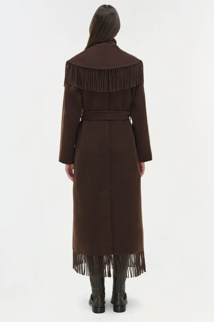 Carrie Fringe Robe Coat