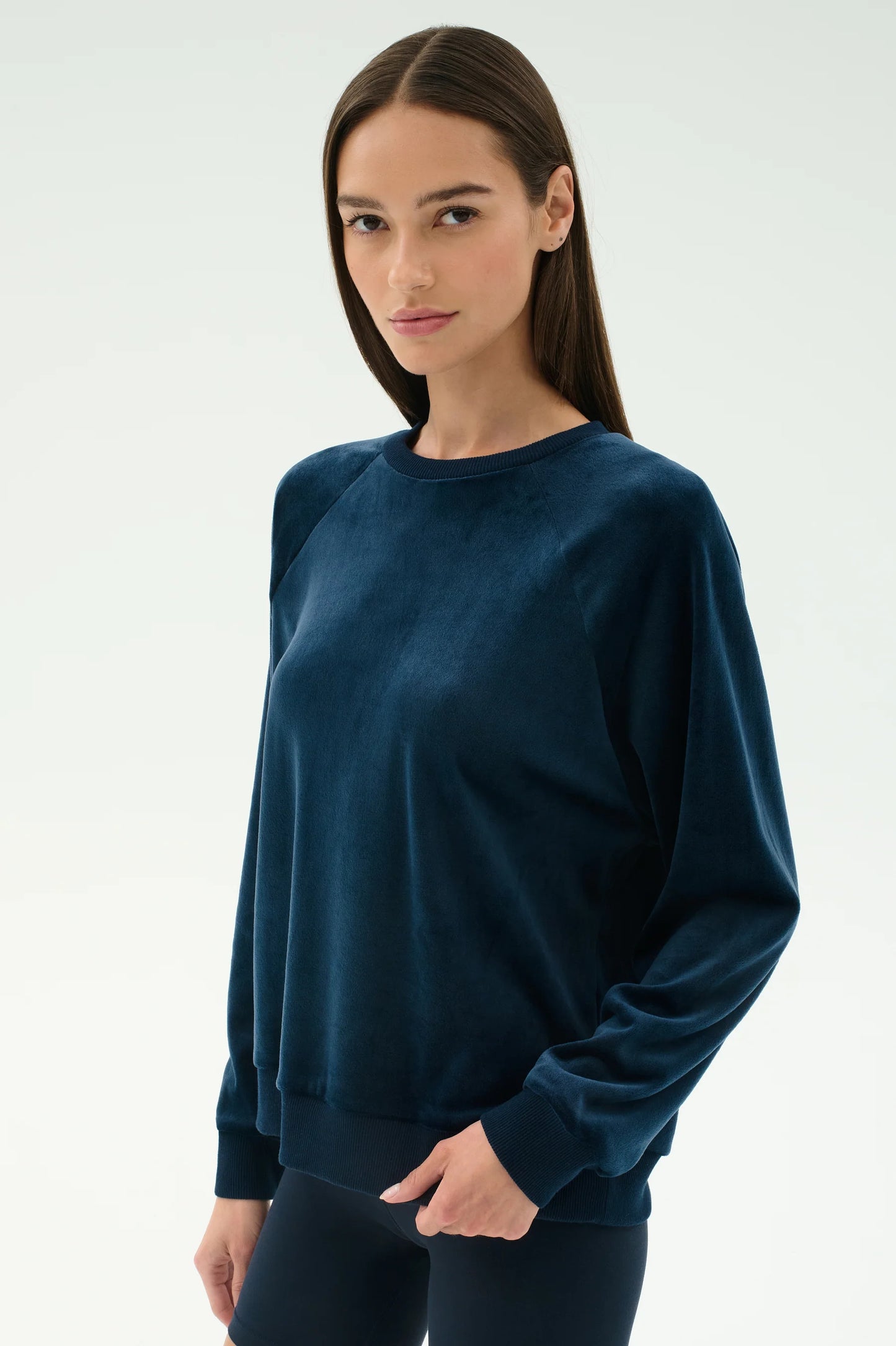 Joy Velour Crewneck