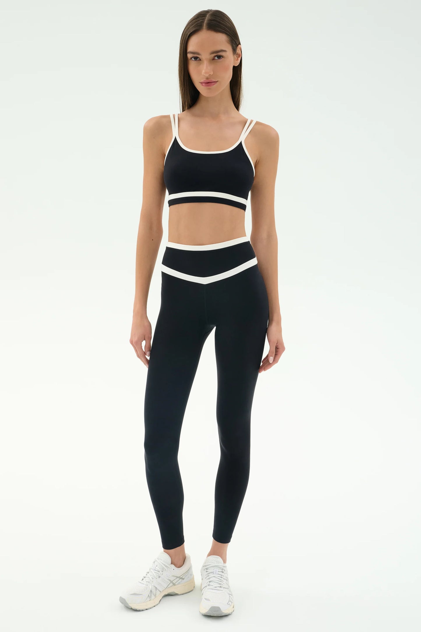 SPLITS59 - Mason High Waist Rigor Full Length - Black/White