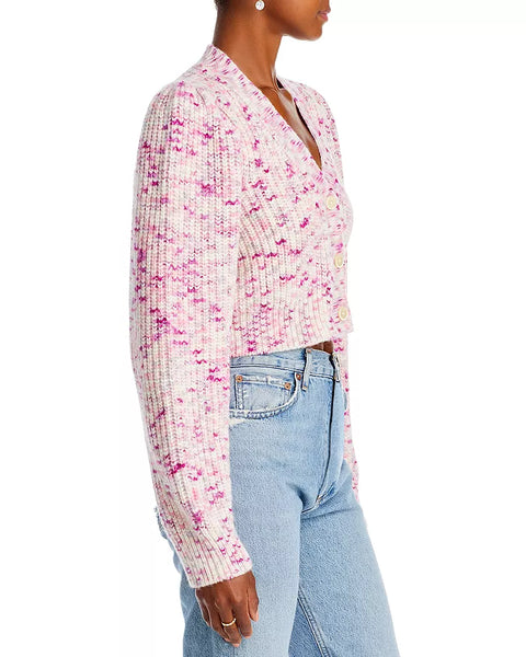 LoveShackFancy - Avignon Cropped Cardigan - Berry Medley