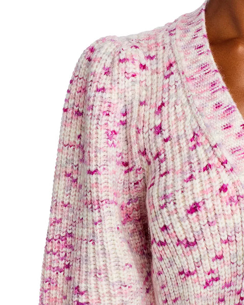 LoveShackFancy - Avignon Cropped Cardigan - Berry Medley