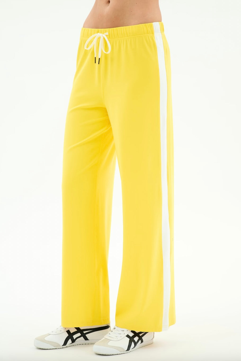 Willow Airweight Wide Leg - Bright Yellow/White