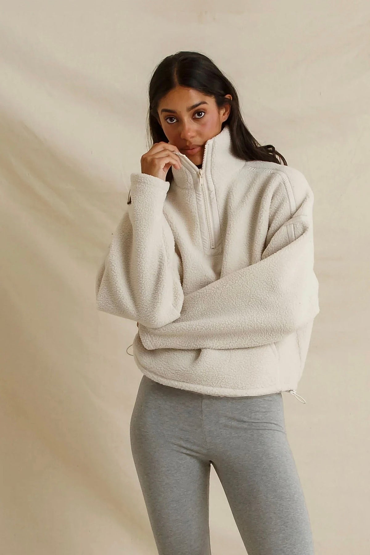 Tristan Sherpa Half-Zip