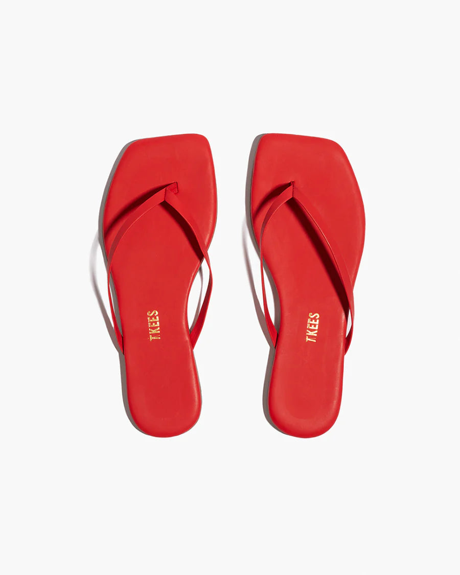 TKEES - Square Toe Lily - Red