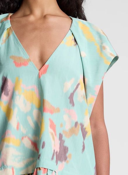 A.L.C. - Ember Printed Mini Dress - Mint Multi