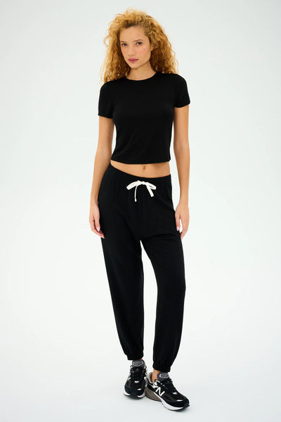 SPLITS59 - Jennie Jersey Tee - Black