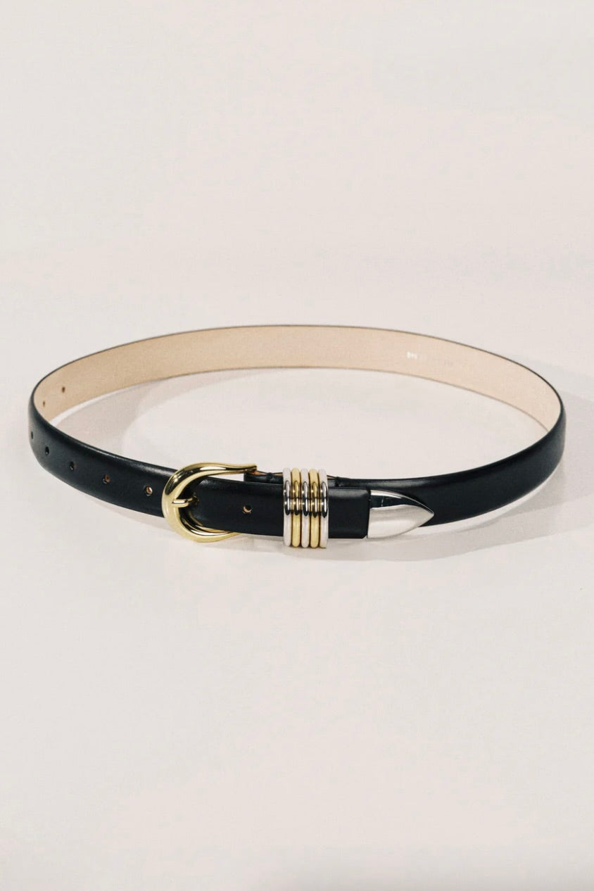 Hollyhock Black Belt - Mixed Metal