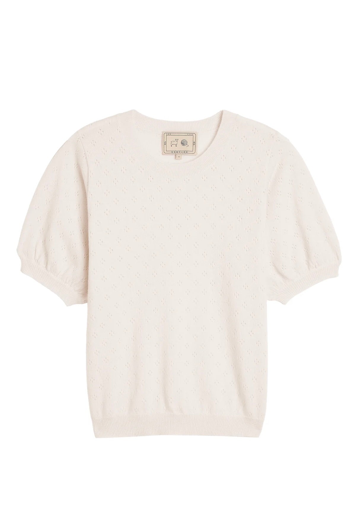 Isabel Pointelle Cashmere Top