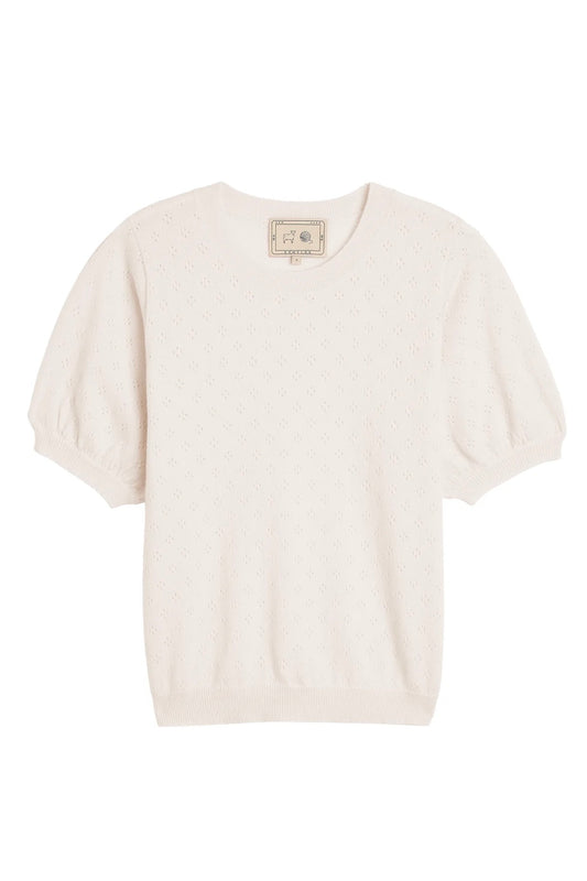 Isabel Pointelle Cashmere Top