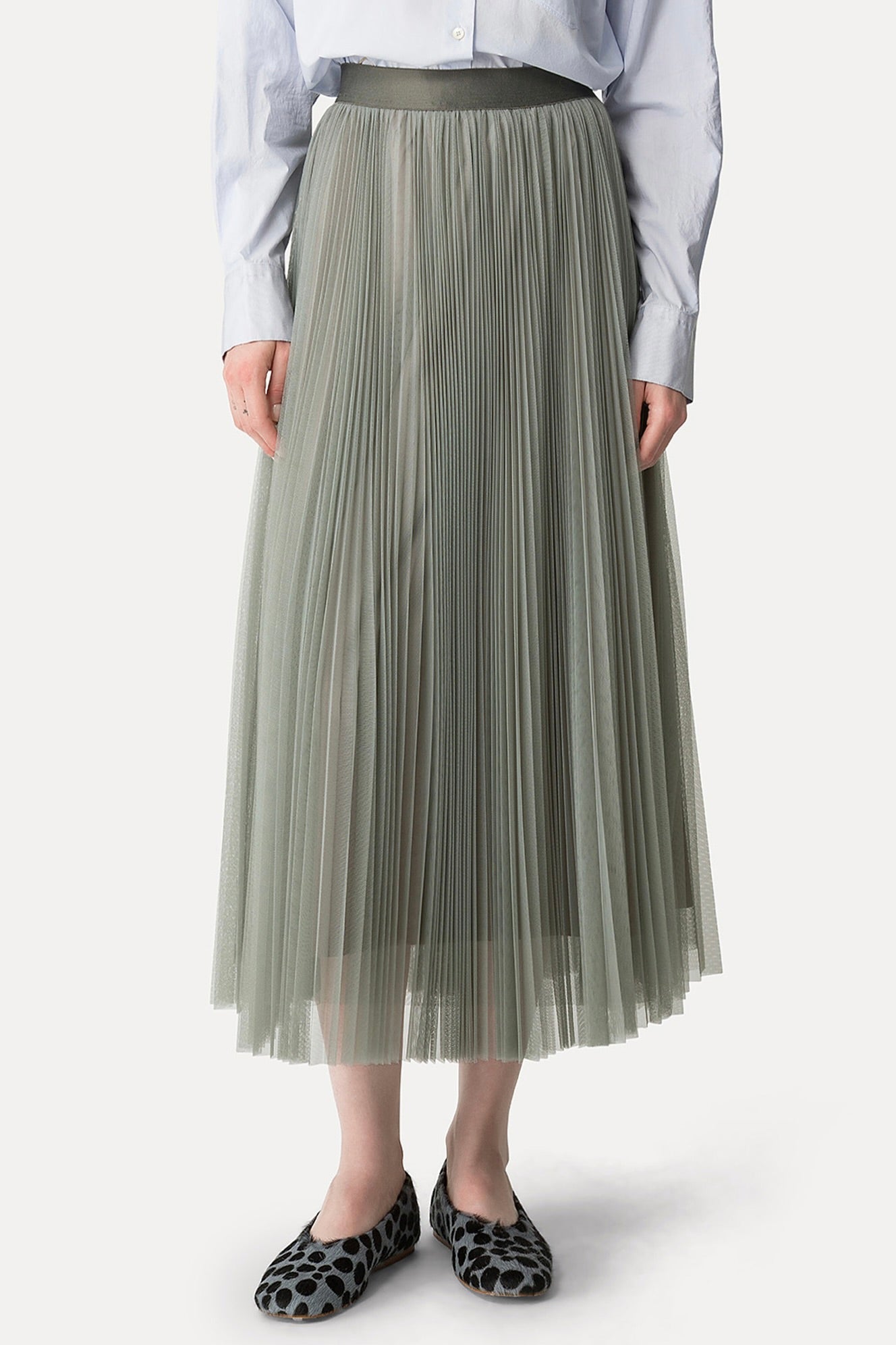 Tulle Soleil Plisse Skirt