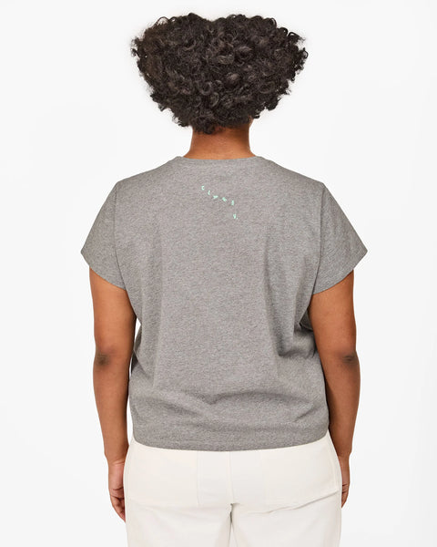 Clare V. - Classic Tee - Grey Melange w/ Mist Liberez Les Sardines