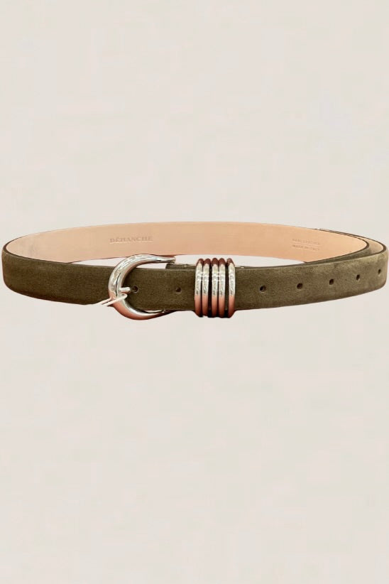 Hollyhock Suede Silver/Truffle