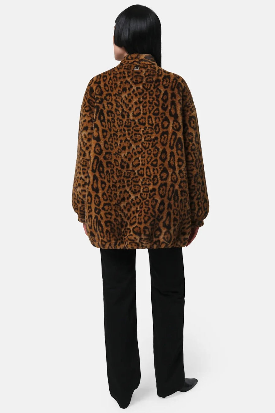 Jane Leopard Coatigan