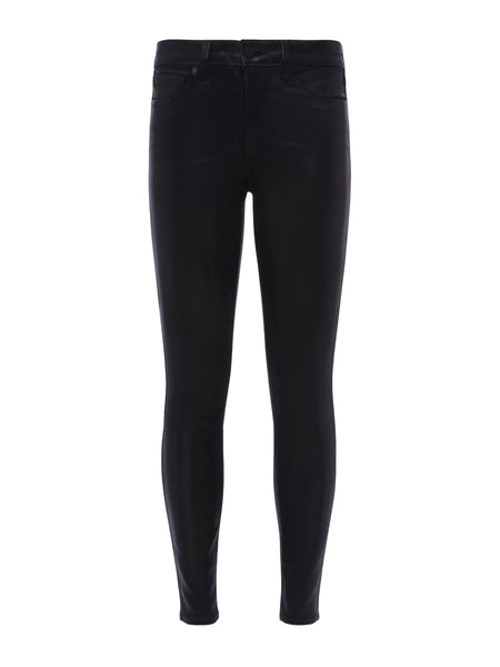 L'Agence - Marguerite Coated Jeans - Black