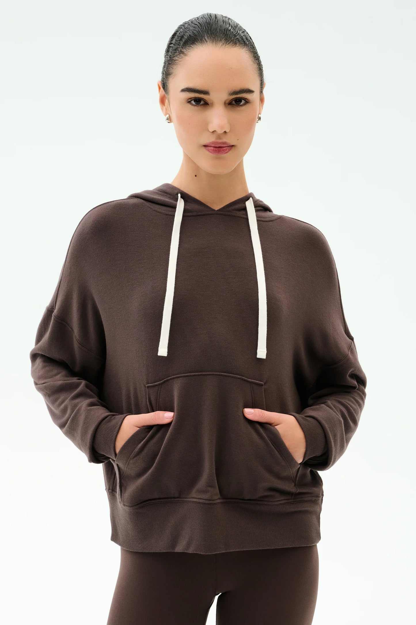 Joey Long Sleeve Hoodie - Chocolate