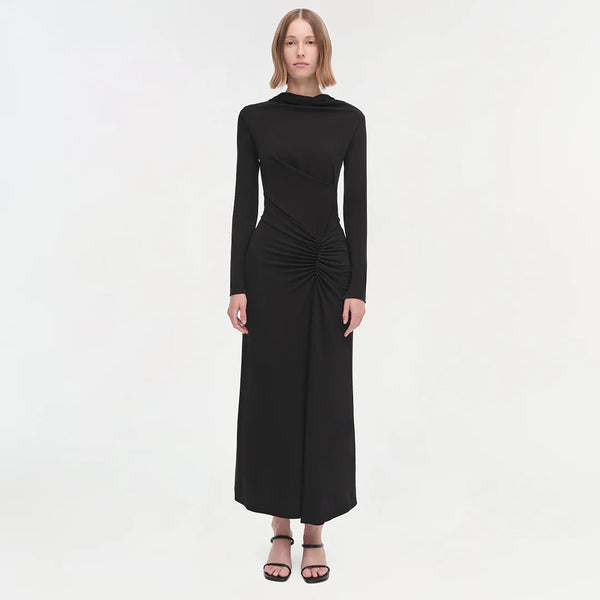 SIMKHAI - Ferrera Midi Dress - Black