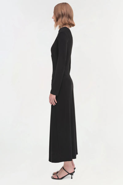 SIMKHAI - Ferrera Midi Dress - Black