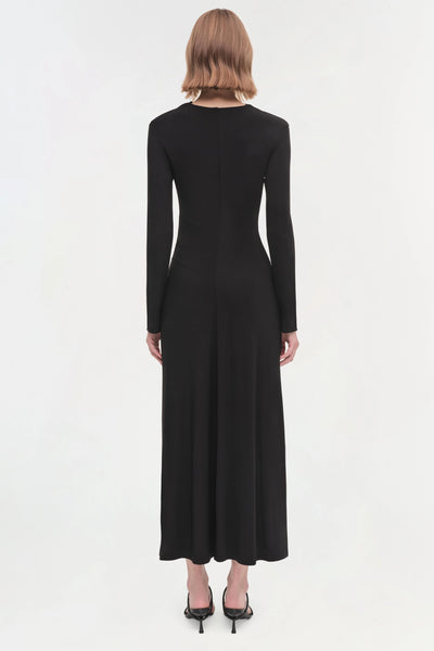 SIMKHAI - Ferrera Midi Dress - Black