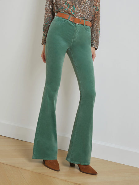 L'Agence - Marty Velvet Jean - Frosty Spruce