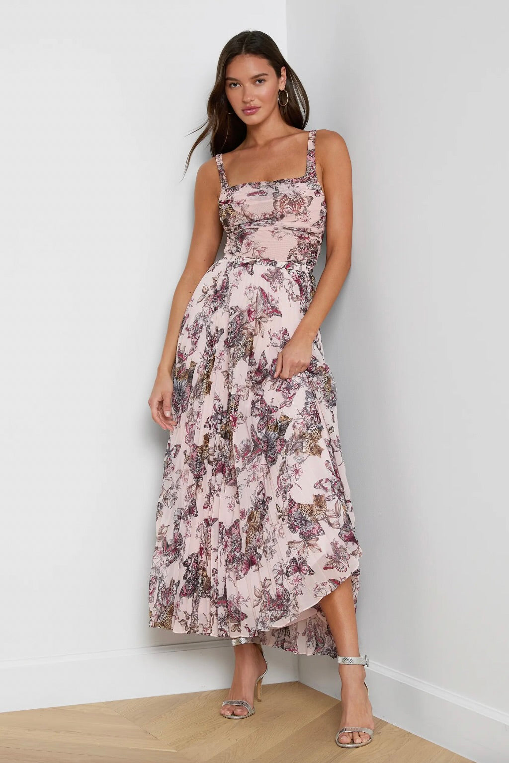 Torin Pleated Maxi Skirt