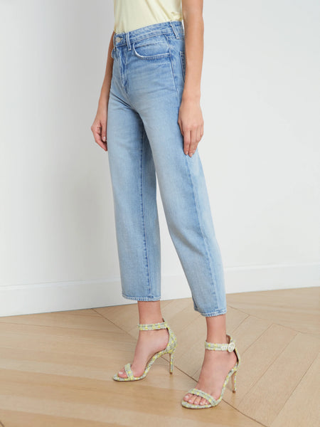 L'AGENCE - June Cropped Stovepipe Jean - Palisade