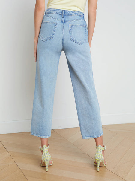 L'AGENCE - June Cropped Stovepipe Jean - Palisade