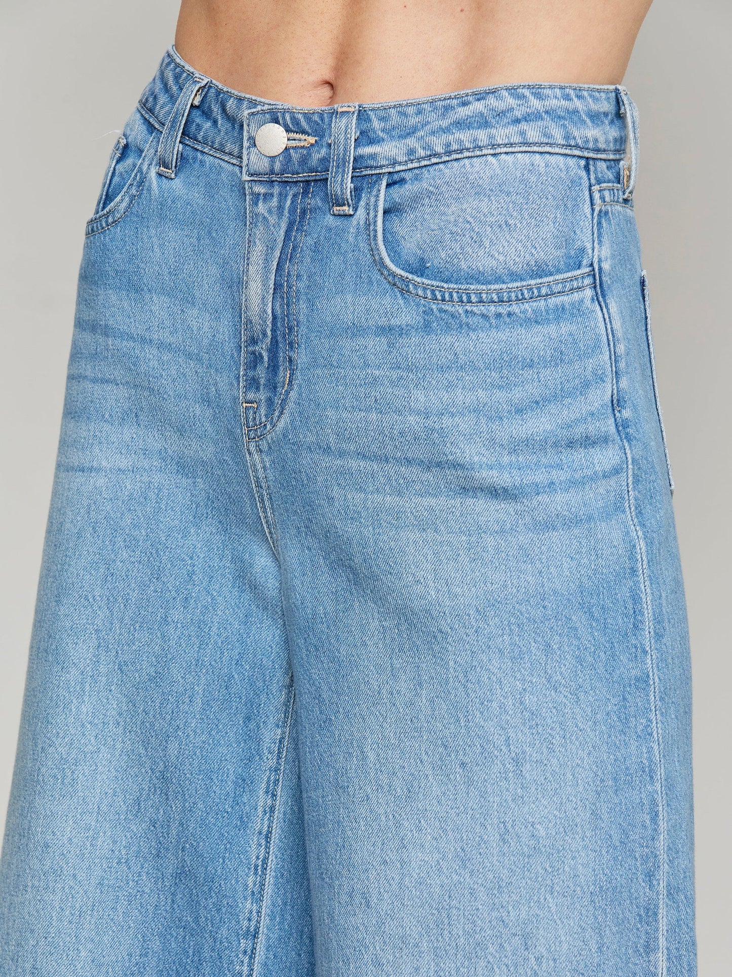 L'AGENCE - Quincy Wide-Leg Jean - Caster