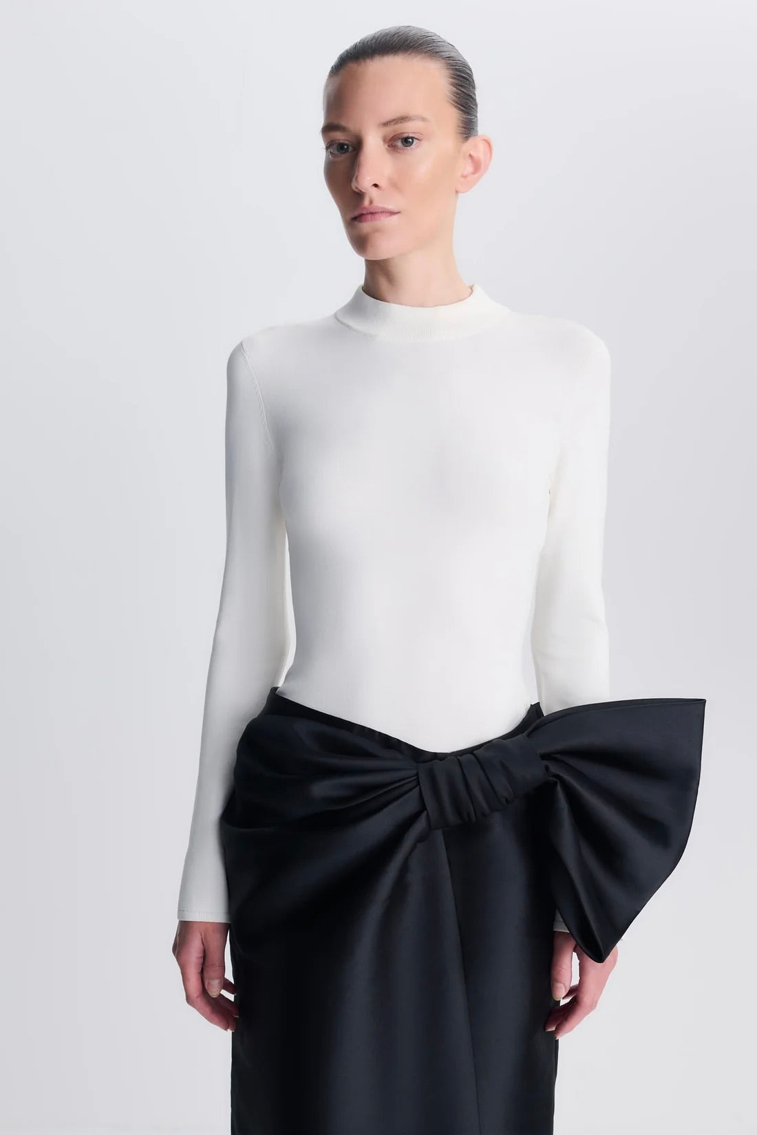 Coralyne Knit Combo Gown