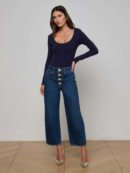 L'AGENCE - Liora Cropped Jean - Rampart