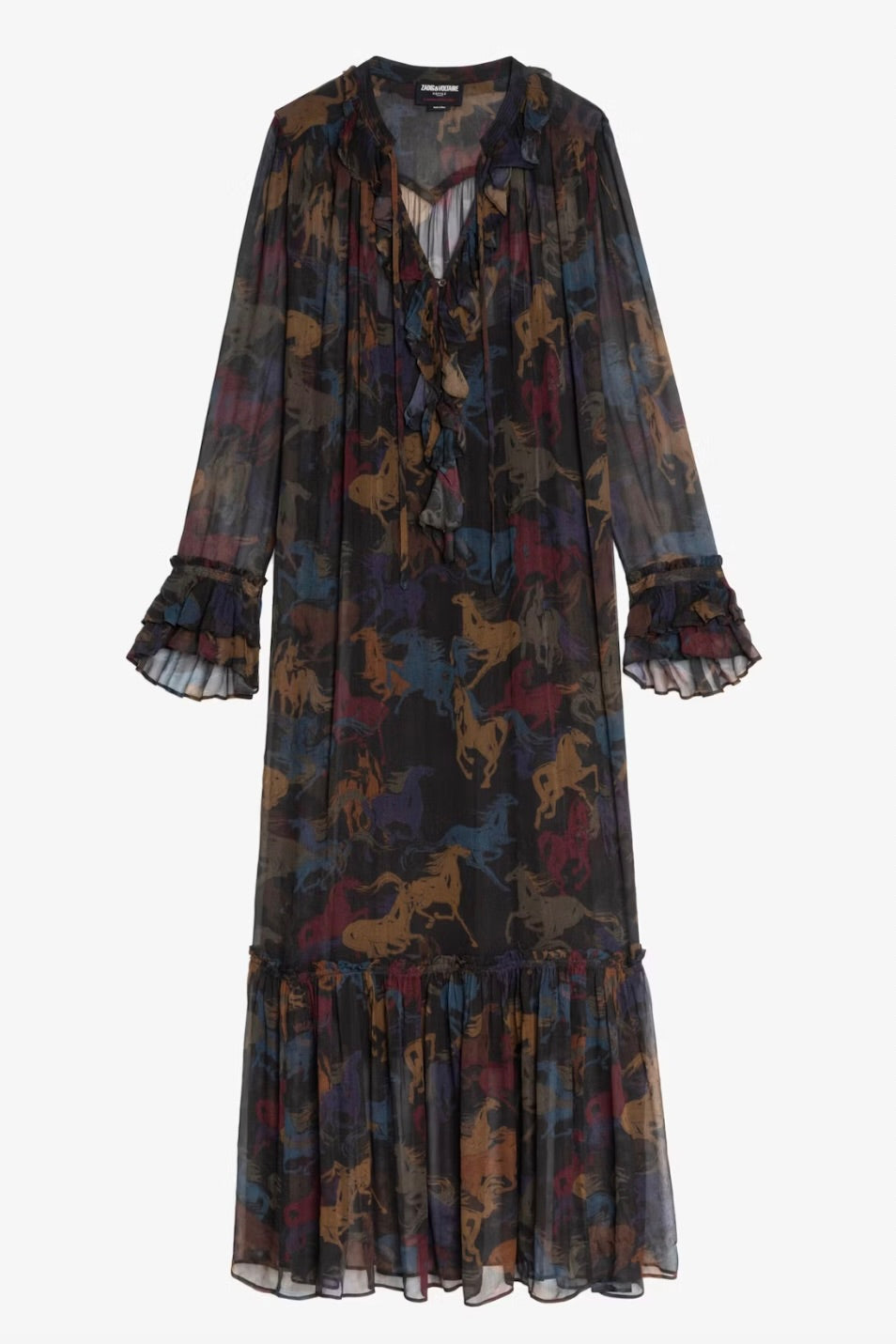 Ralicel Mousseline Horses Dress