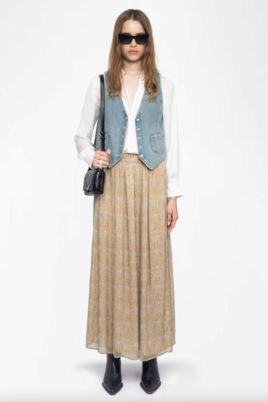 Jady Mousseline Paisley Skirt