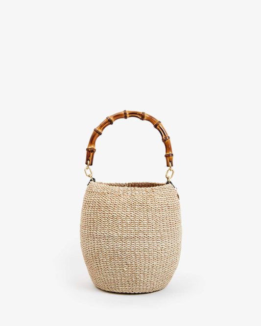 Clare V. - Pot De Miel w/ Bamboo Handle - Cream