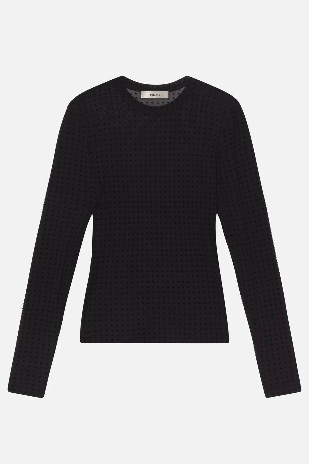 The Mesh Polka Dot Top