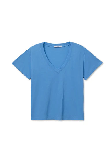 Hendrix Boxy Tee - Pacific Blue