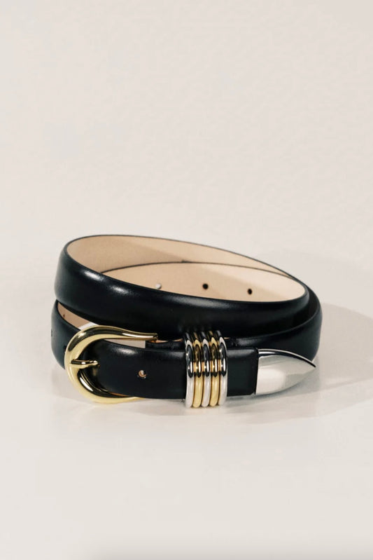 Hollyhock Black Belt - Mixed Metal