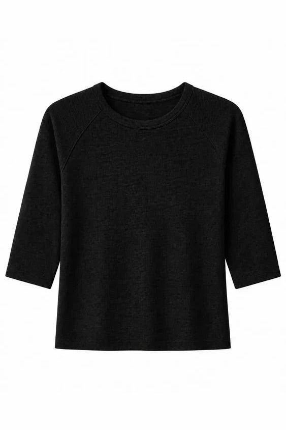 Amelia Short Sleeve Luxe Rib