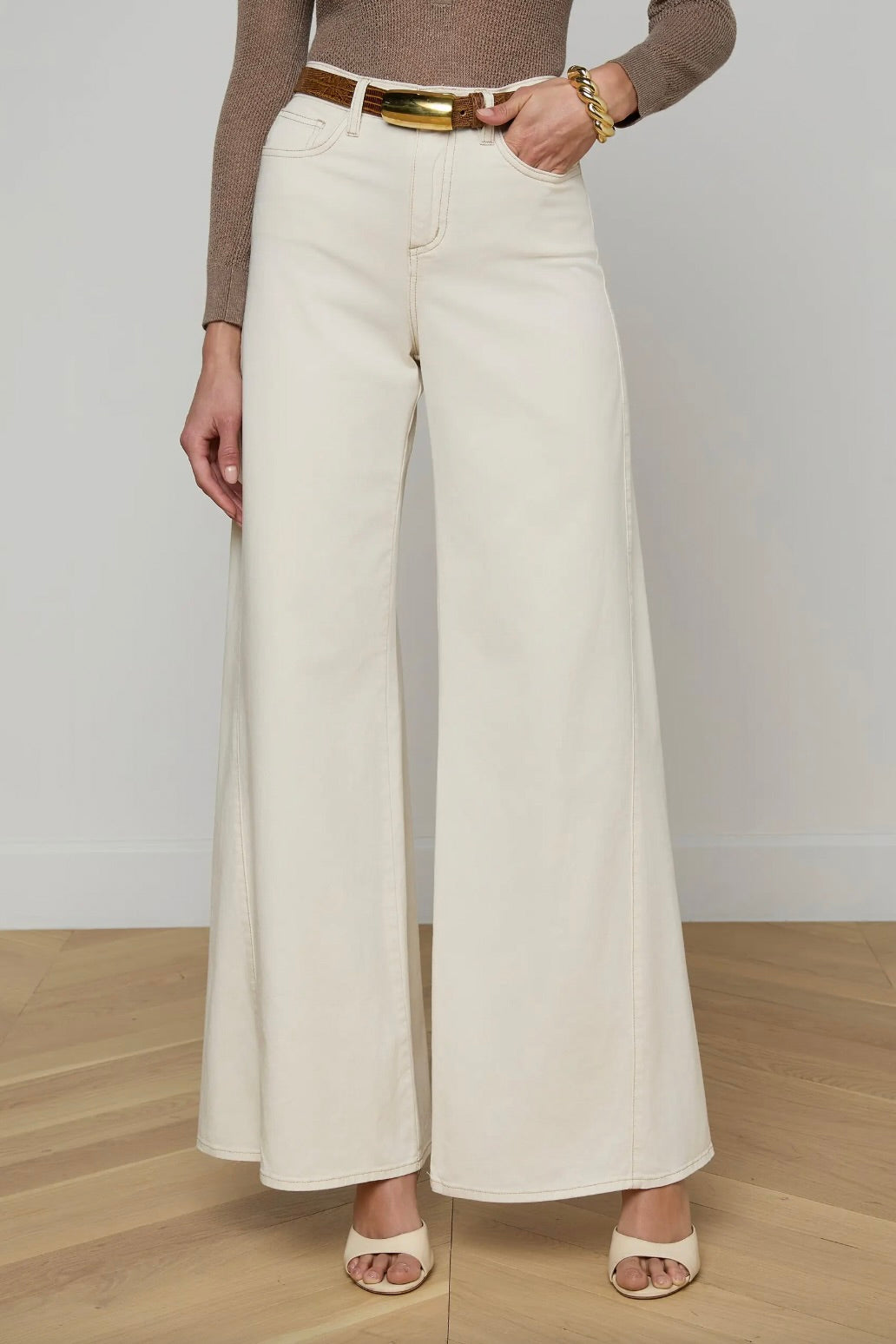 Beau High Rise Wide Leg Jean