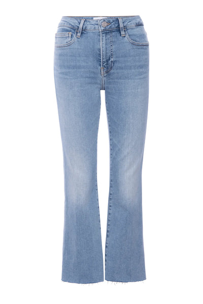 FRAME - Le Crop Mini High Rise Cropped Bootcut Jeans - Colorado