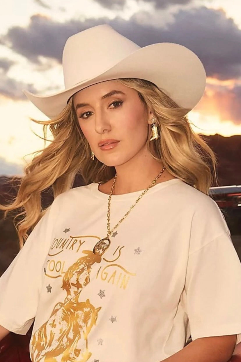 Boots Earrings - Gold