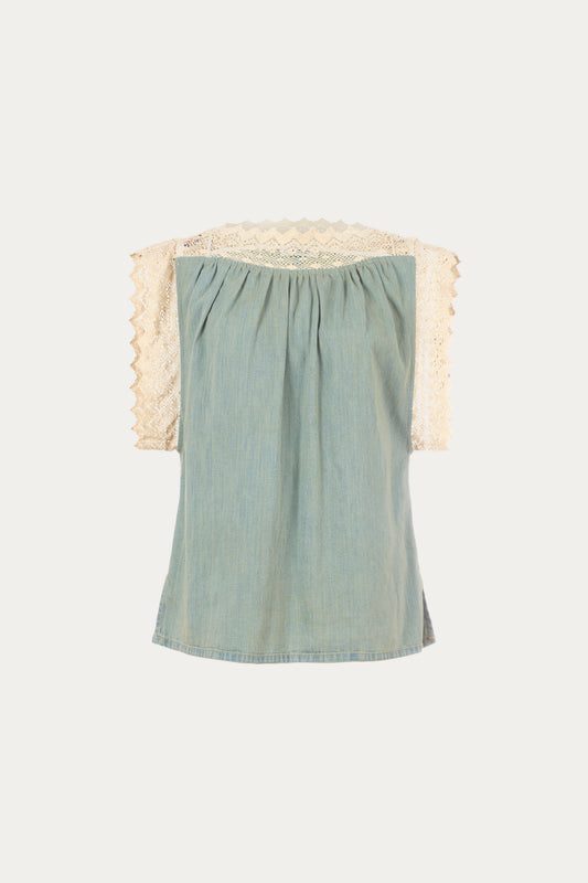 Rachel Comey - Via Top - Khaki Indigo