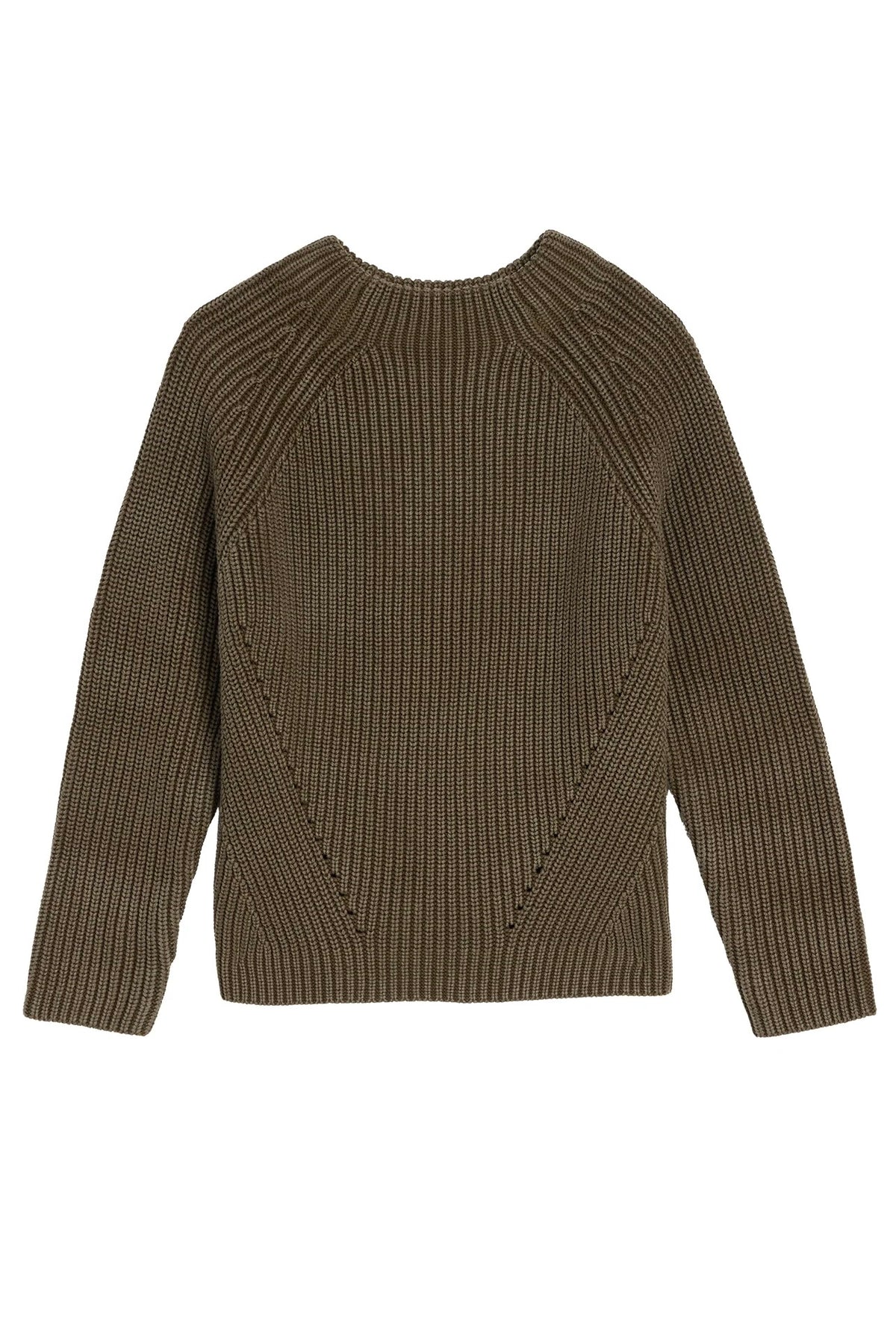 Daphne Washed Cotton Sweater in Caper